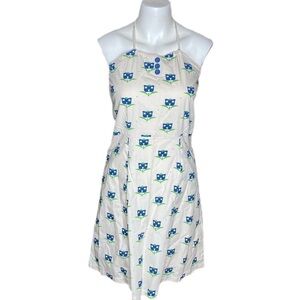 Tulle Vintage Dress Halter Tulip Size S